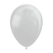 Balloons Metallic Silver 30cm, 10pcs.