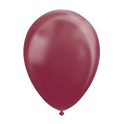 Luftballons Metallic Bordeaux 30cm, 10Stk.