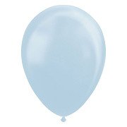Luftballons Perle Hellblau 30cm, 10Stk.