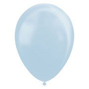 Luftballons Perle Hellblau 30cm, 10Stk.