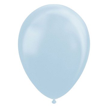 Ballonnen Pearl Lichtblauw 30cm, 10st.