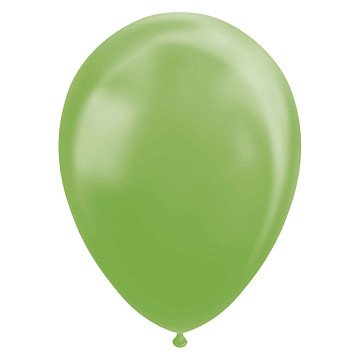 Ballonnen Metallic Green 30cm, 10st.