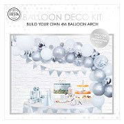 Ballonbogen-Set Silber