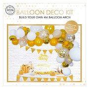 Ballonbogen-Set Gold