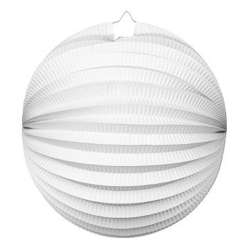 Paper Lantern Round White, 25cm