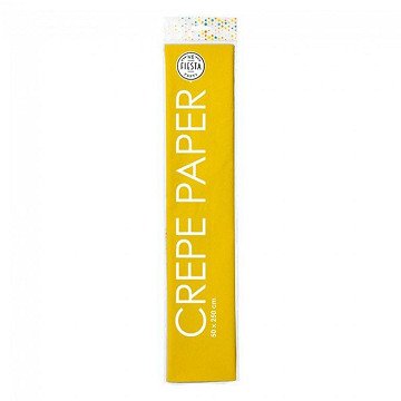 Crepe paper Yellow, 50x250cm