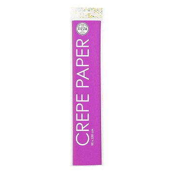 Crepe paper purple, 50x250cm