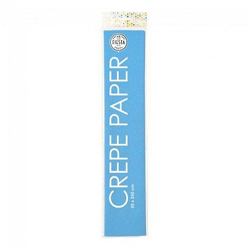 Crepe paper Baby Blue, 50x250cm