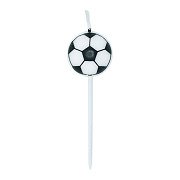 Taartkaarsen 2,4cm Voetbal - 5st.
