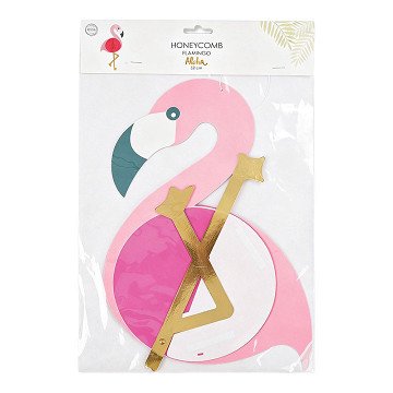 Honeycomb Flamingo Aloha - 52x24cm