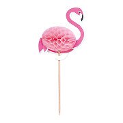 Cocktailprikkers Flamingo 10x6cm Aloha - 10st.