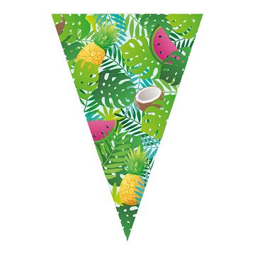 Vlaggenlijn Tweezijdig Aloha - 10m
