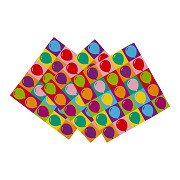 Papieren Servetten 33x33cm Pop Party - 20st.