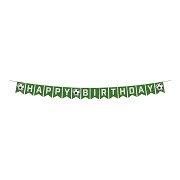 Papieren Vlaggenlijn Happy Birthday Voetbal - 6m