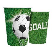 Paper Cups 210ml Football - 8 pcs.