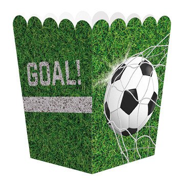 Paper Snack Boxes Football - 8 pcs.