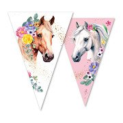Vlaggenlijn Paarden - 10m