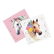 Papieren Servetten 33x33cm Paarden - 20st.