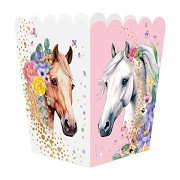 Papieren Snackboxen Paarden - 8st.