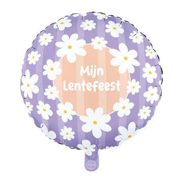 Folieballon 18 Inch Rond Madeliefjes Mijn Lentefeest