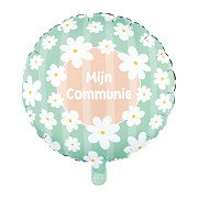 Folieballon 18 Inch Rond Madeliefjes Mijn Communie
