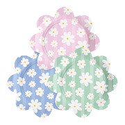 Papieren Borden 23cm Madeliefjes - 8st.