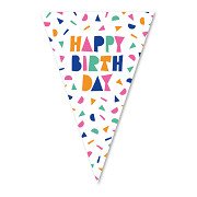 Vlaggenlijn Happy Birthday - 10m