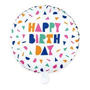 Folieballon 18 Inch Happy Birthday
