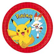 Papieren Borden 23cm Next Generation Pokemon - 8st.