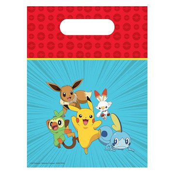 Uitdeelzakjes Pokemon - 6st.