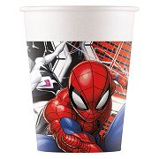 Paper Cups 200ml Spiderman World of Web - 8 pcs.