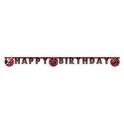 Letter Guirlande Happy Birthday Spiderman World of Web