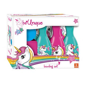 Mondo Bowling set Unicorn, 7 pieces.