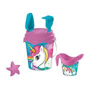 Mondo Bucket Set Unicorn, 6 pieces.