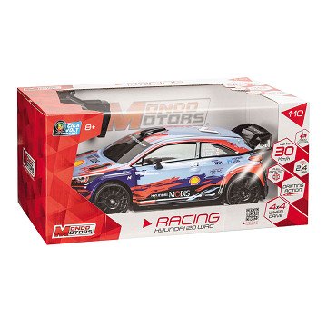 Mondo Motors RC Remote Control Car - Hyundai I20 WRC 23, Scale 1:10