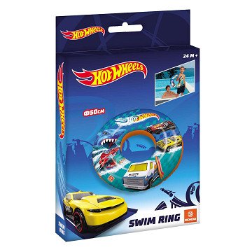 Mondo Swimming Ring Hot Wheels, 50cm