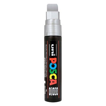 Uni Posca Verfmarker 17K Zilver - Blokpunt 15mm