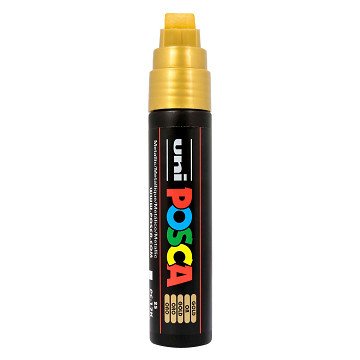 Uni Posca Verfmarker 17K Goud - Blokpunt 15mm