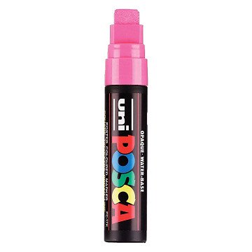 Uni Posca Verfmarker 17K Roze - Blokpunt 15mm