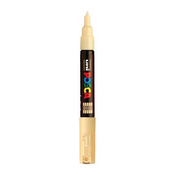 Uni Posca Verfmarker 1MC Beige - Conische punt - 1 mm