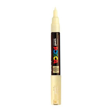 Uni Posca Verfmarker 1MC Ivoor - Conische punt - 1 mm