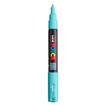 Uni Posca Verfmarker 1MC Aquagroen - Conische punt - 1 mm