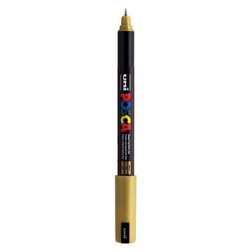 Uni Posca Marker PC-1MR Goud - Extra Fine 0,7mm