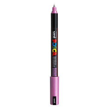 Uni Posca Marker PC-1MR Metallic Roze - Extra Fine 0,7mm