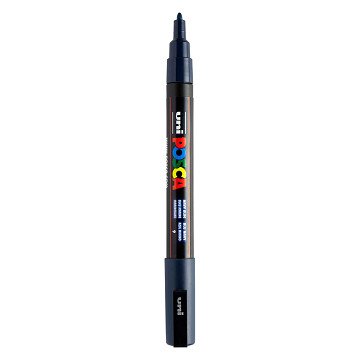 Uni Posca PC3M Acrylmarker Marineblauw - ronde punt tot 1,3 mm
