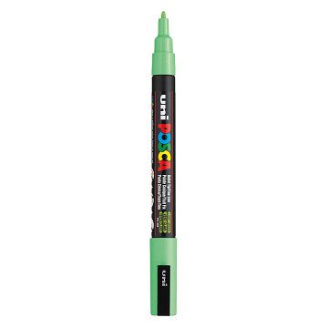 Uni Posca PC3M Verfmarker Lichtgroen - ronde punt tot 1,3 mm