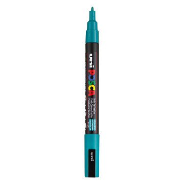 Uni Posca PC3M Verfmarker Smaragd Groen - ronde punt tot 1,3 mm