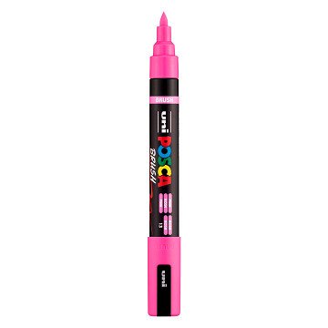 Uni Posca Brushmarker PC5BR Roze - Brushpunt 1-4 mm