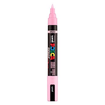 Uni Posca Brushmarker PC5BR Lichtroze - Brushpunt 1-4 mm
