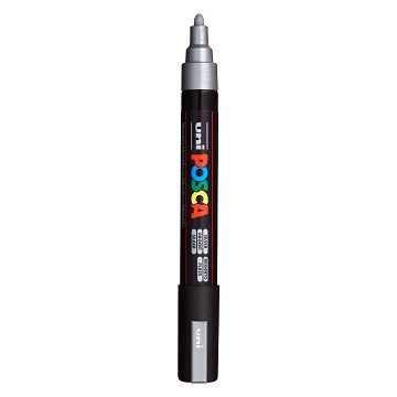 Uni Posca Verfmarker PC5M Zilver - conische punt 2,5 mm